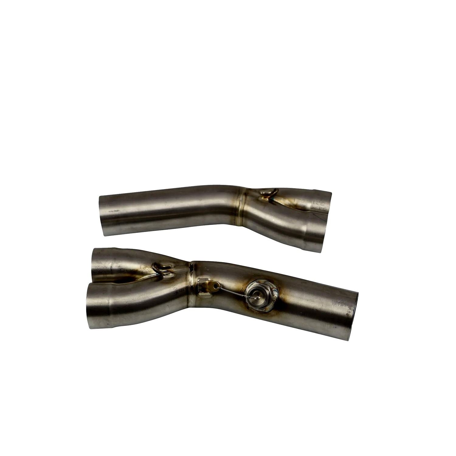 Akrapovic Stainless Steel Exhaust Mid Link & Y Pipe For Kawasaki ZX-6 R 636 ABS Ninja KRT Edition 2016-2023